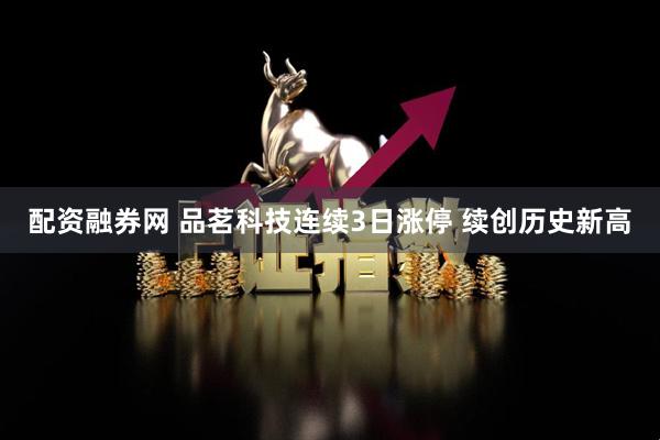 配资融券网 品茗科技连续3日涨停 续创历史新高